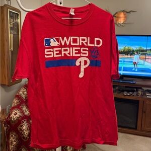 Philadelphia Phillies 2022 World Series T-Shirt size L